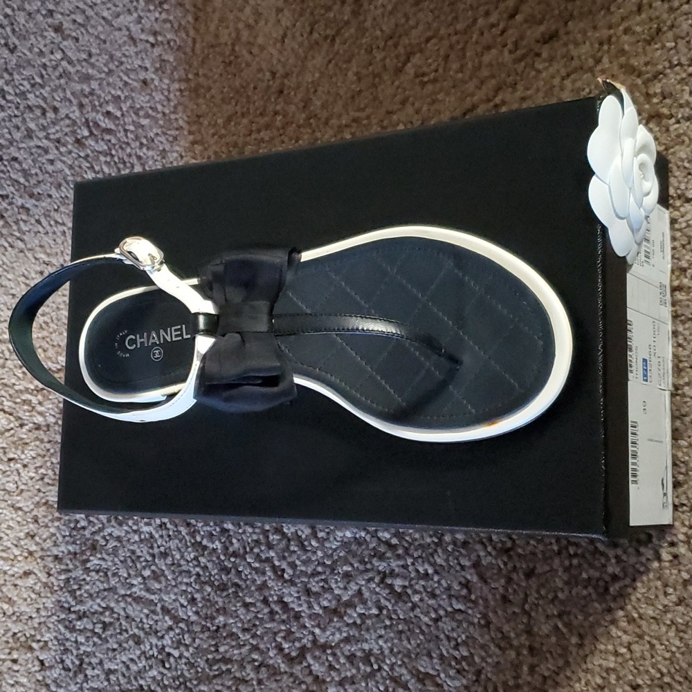 Authentic Chanel Thongs